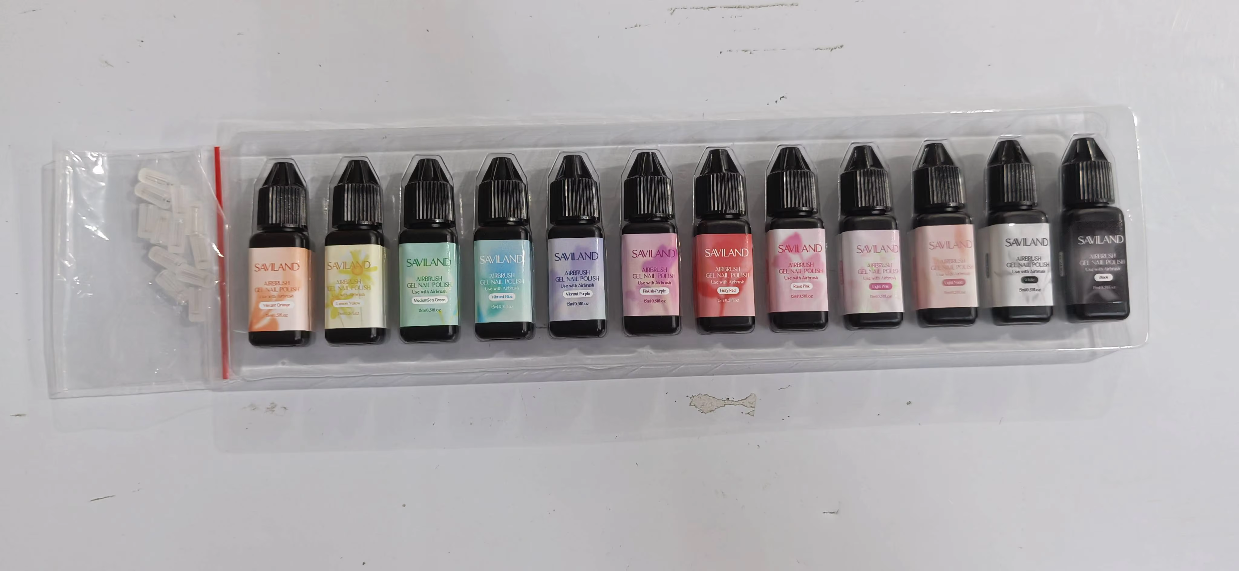 SAVILAND 12 couleurs vitalité aérographe Gel vernis à ongles brume Fine