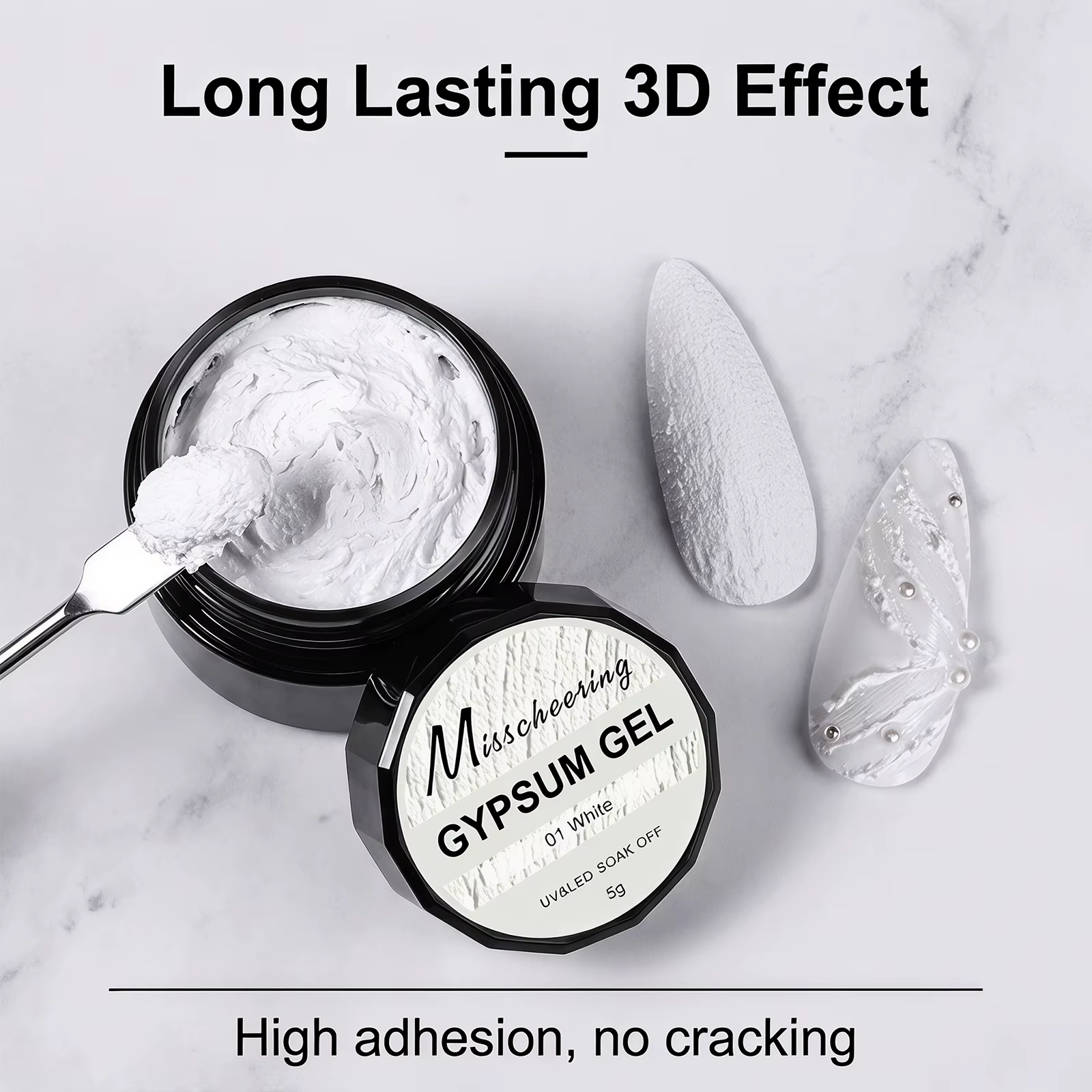 Misscheering Gel à ongles 3D en gypse 5g