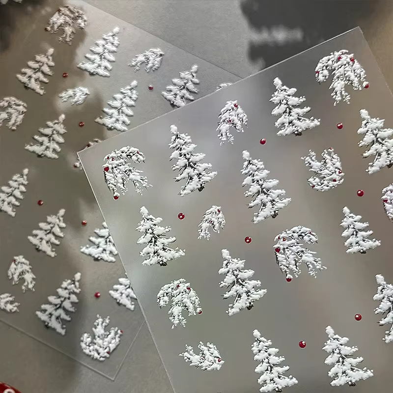 Autocollants pour ongles en relief