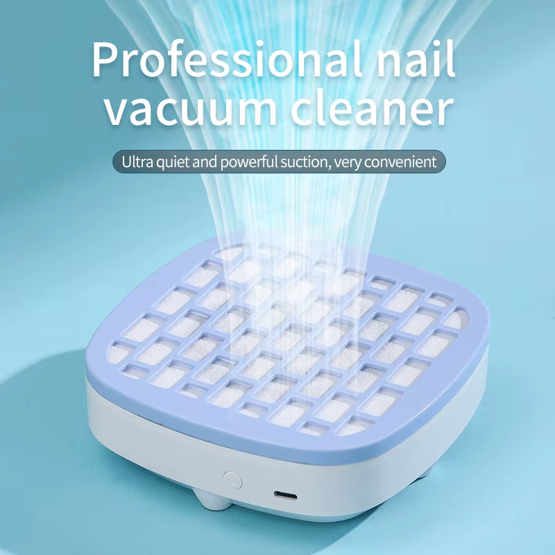 Mini ventilateur d'extraction de collecteur de poussière d'ongle pour Machine de manucure aspirateur d'ongle puissant avec enlever le filtre en papier équipement d'ongle