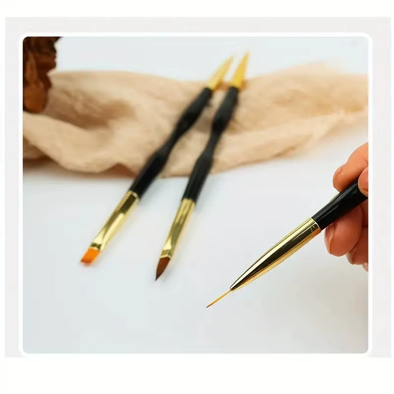 Ensemble de pinceaux pour Nail Art à rayures françaises
