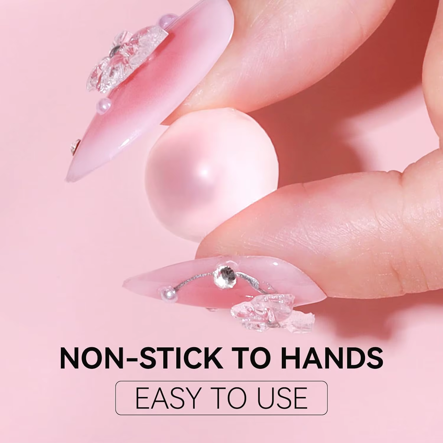 Makartt Solid Gel Builder : 4 en 1 blanc clair non collant pour extension d'ongles de sculpture 3D