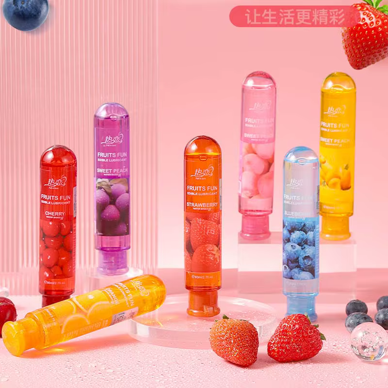 Lubrifiant fruité saveur de fraise lubrifiant lubrifiant sexuel lubrifiant à base d'eau sexe Oral sexe Anal Masturbation vagin orgasme Gel