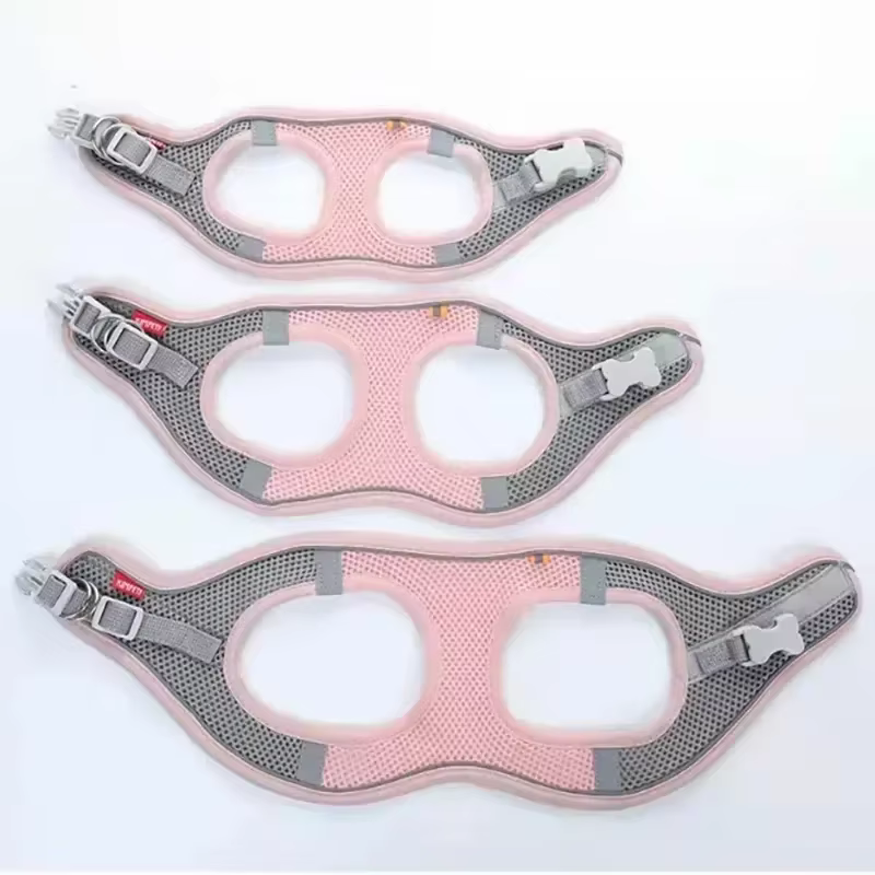 Accessoires pour chiens et chats, collier pour petits chiens, gilet de sécurité, corde de poitrine pour animaux de compagnie, couverture pour chiens, harnais respirant et réglable, fournitures, produi