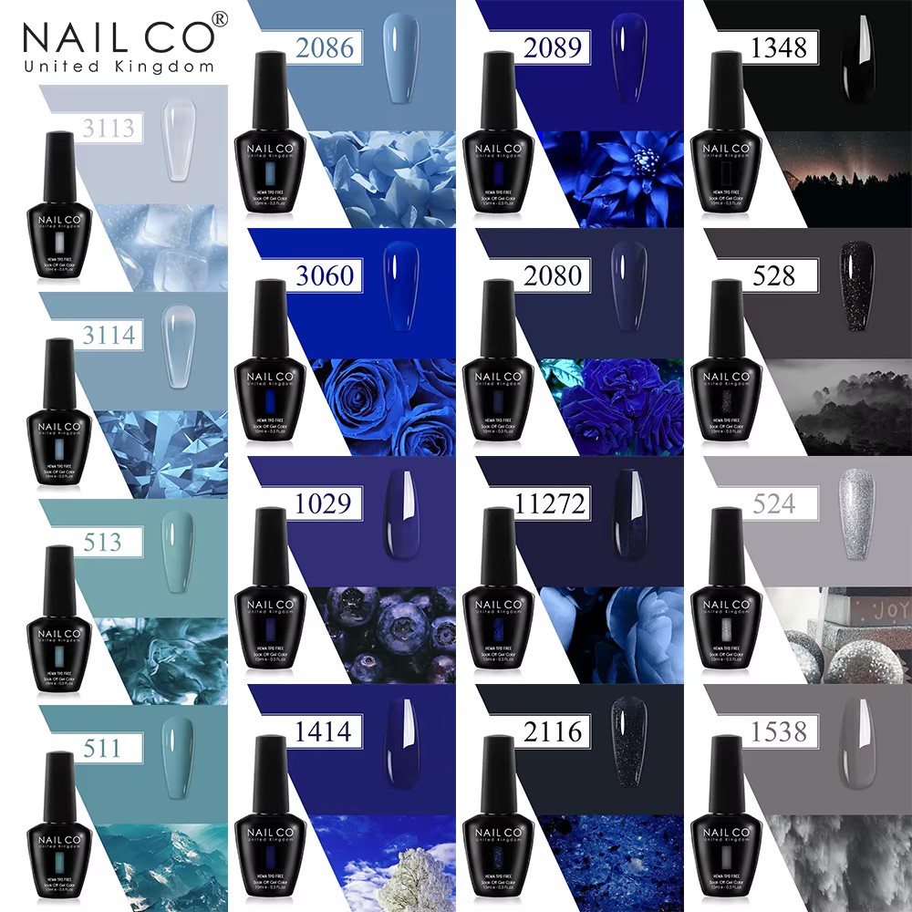 Vernis à ongles gel Nailco 15ml rouge violet