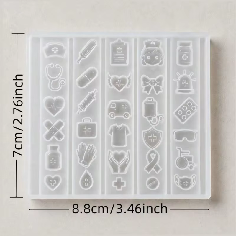 Moule en silicone pour accessoires d'ongles