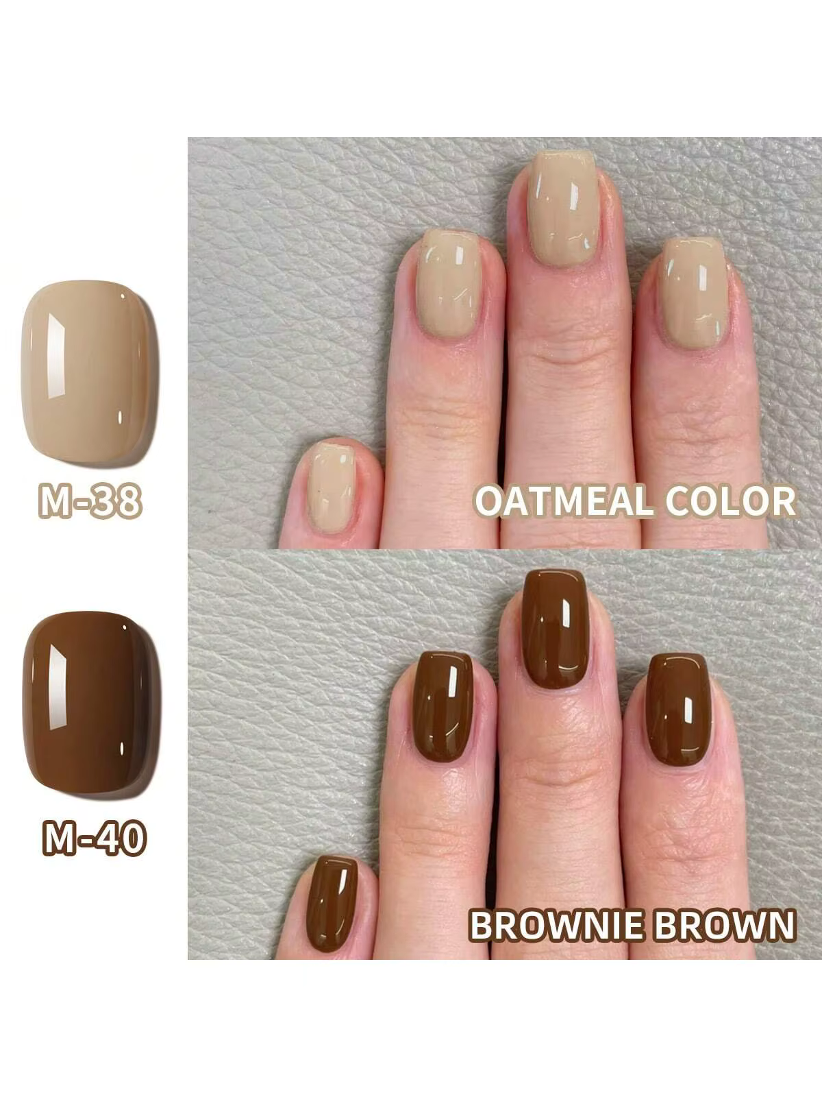 Vernis à ongles gel 15 ml - Brownie Brown