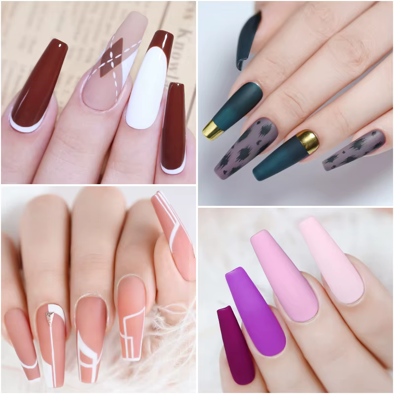 NAILCO 15ml Série Verte Gel Vernis à Ongles Couleur Foncée Couche de Finition Mate Hybride Longue Durée UV LED Nail Art Base Coat Manucure Soak Off