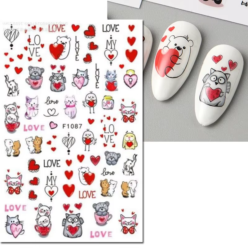 Autocollants 3d pour Nail Art