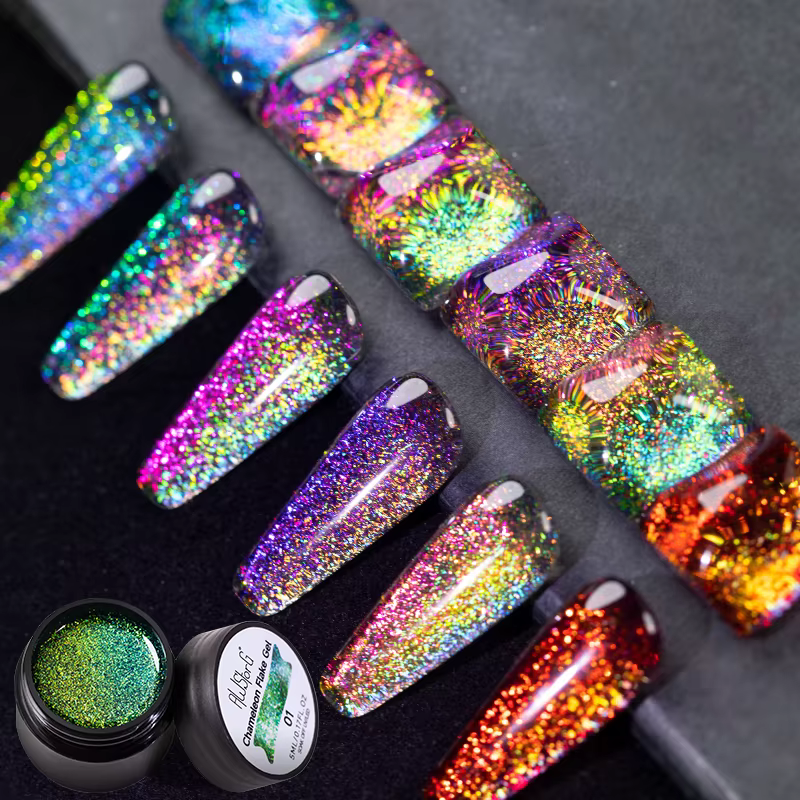 Vernis à ongles en gel AWStorG Chameleon Flake