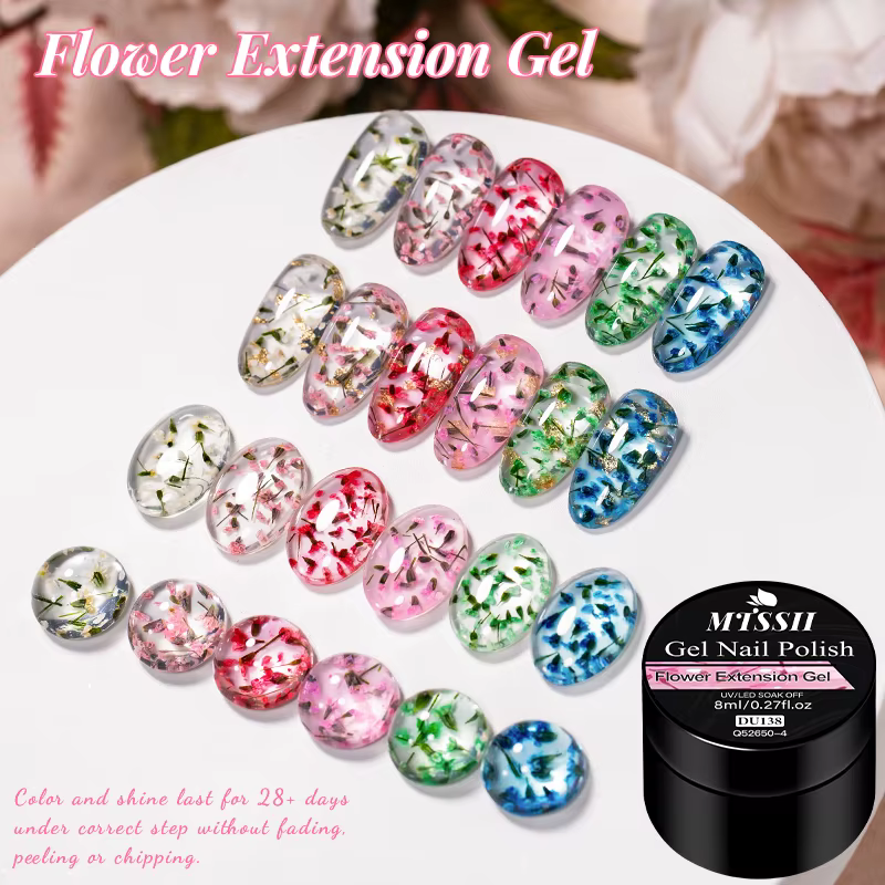 Gel UV durcissant rapide pour extension d'ongles