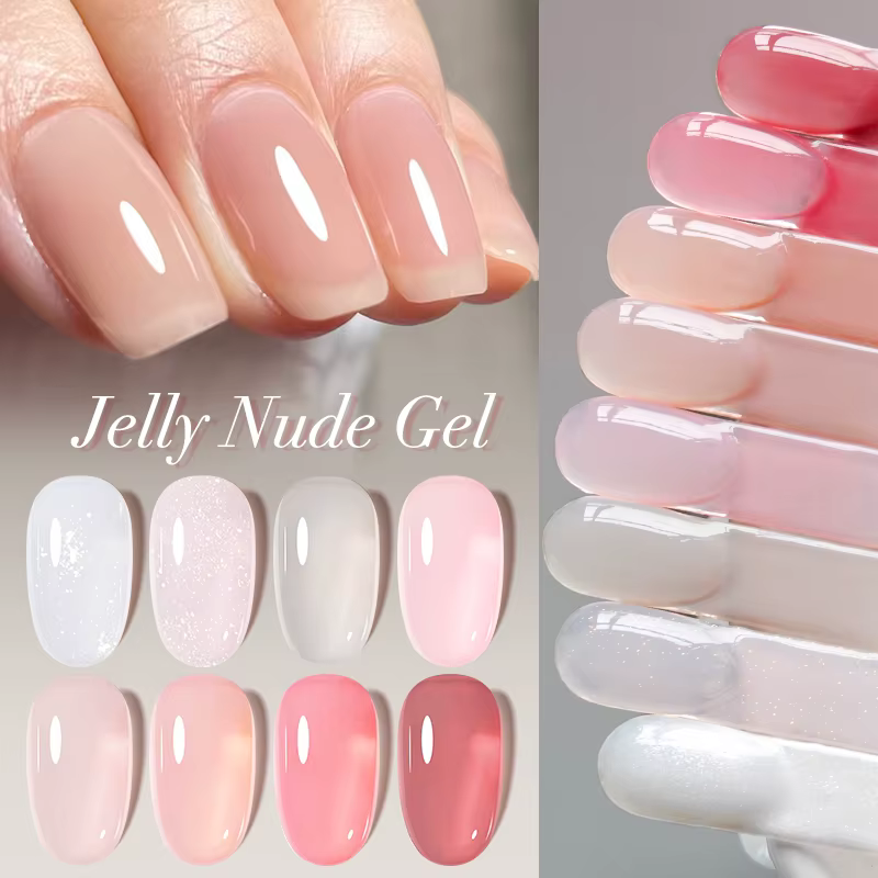 BORN PRETTY 10ml translucide gelée nu Gel vernis à ongles