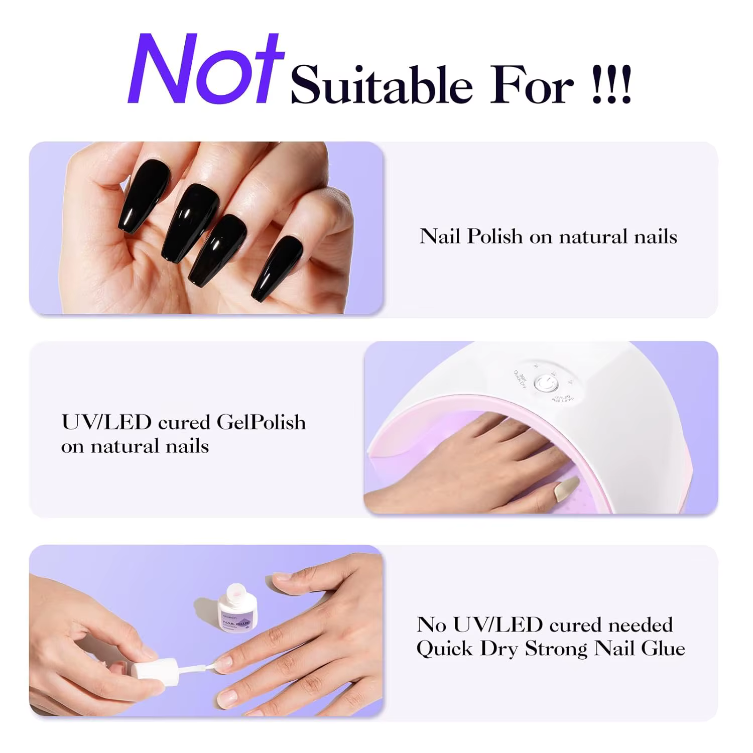 GELLEN 40ml Dissolvant de Colle à Ongles Formule Douce