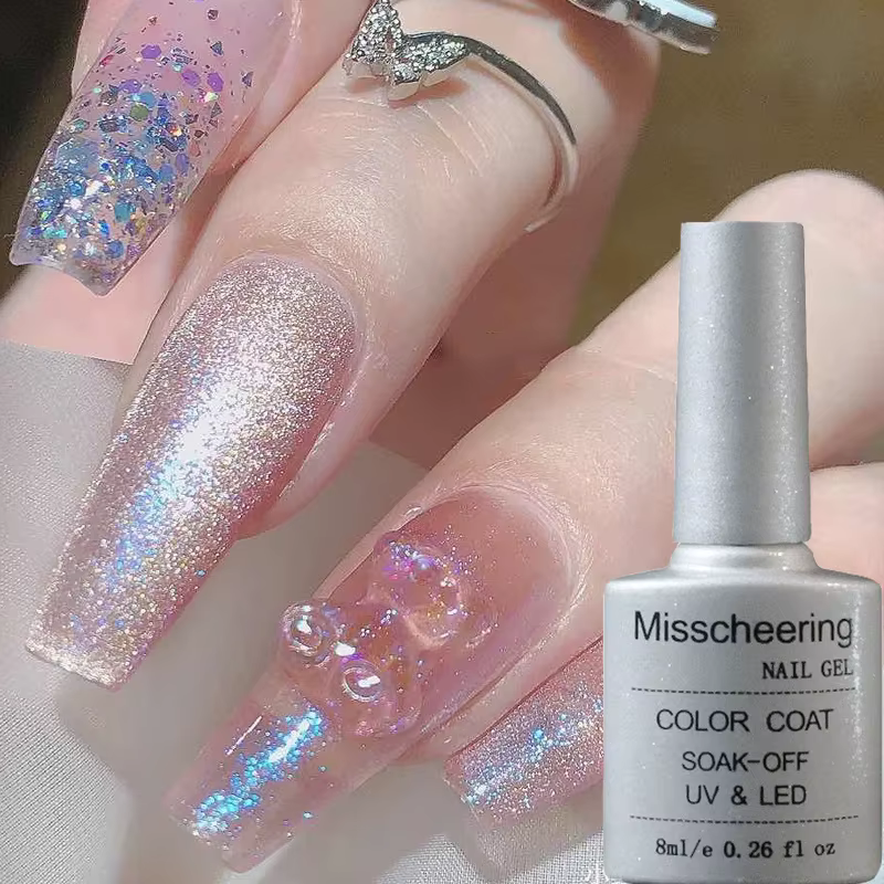 Vernis à ongles Gel magnétique œil de chat arc-en-ciel