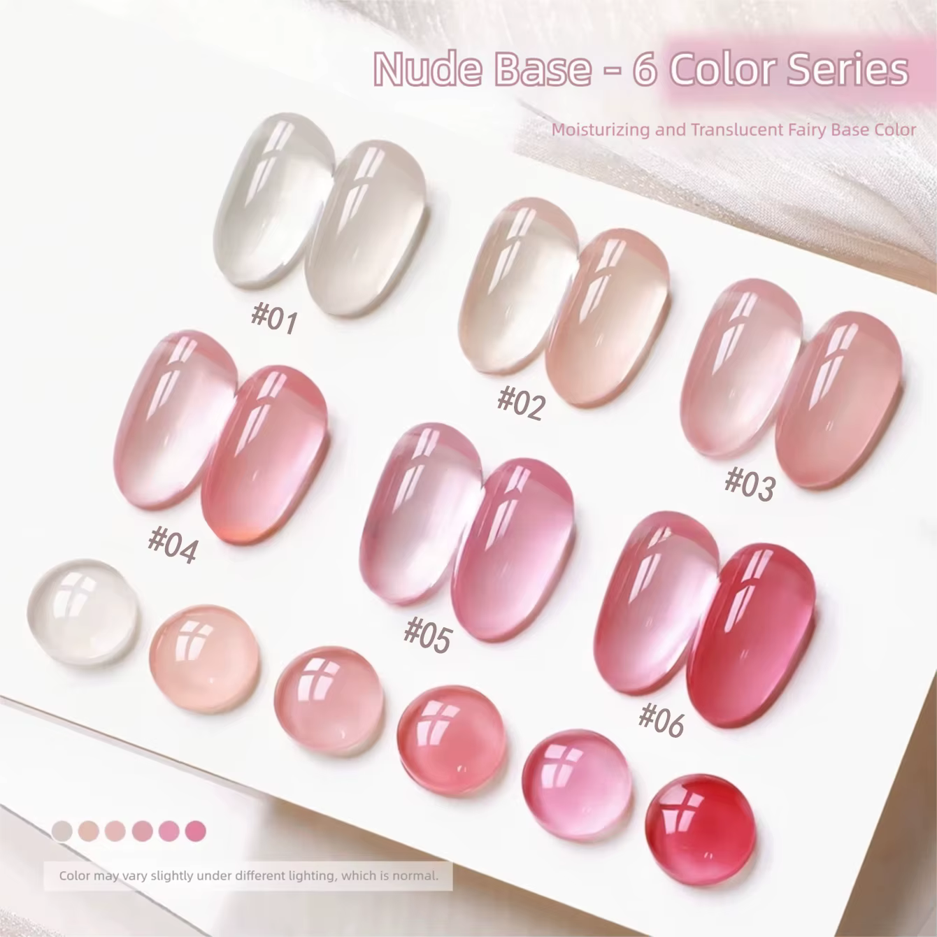 MIANEL 10ML 1-9PCS Gel clair effet blanchissant