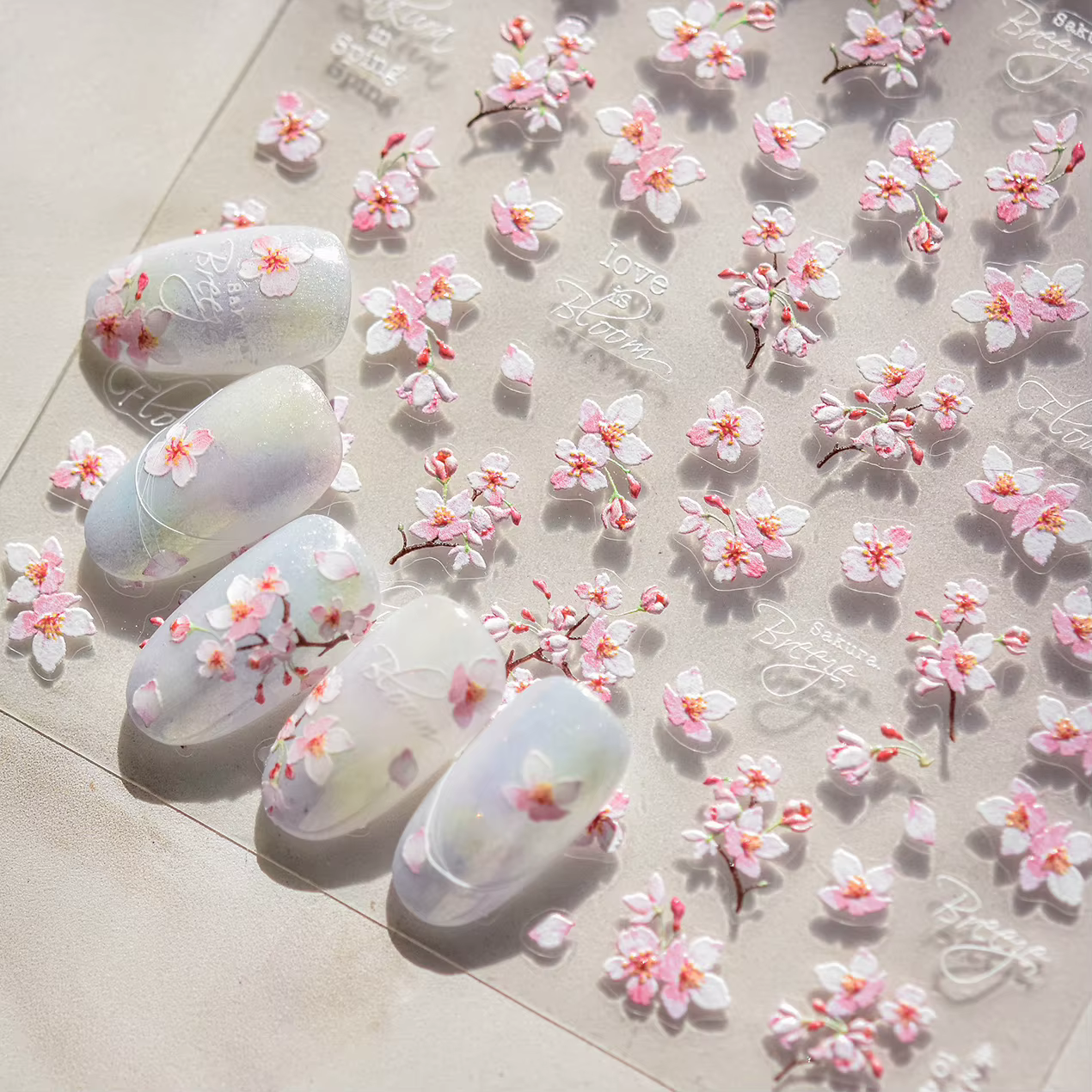 Autocollant adhésif 5D pour Nail Art