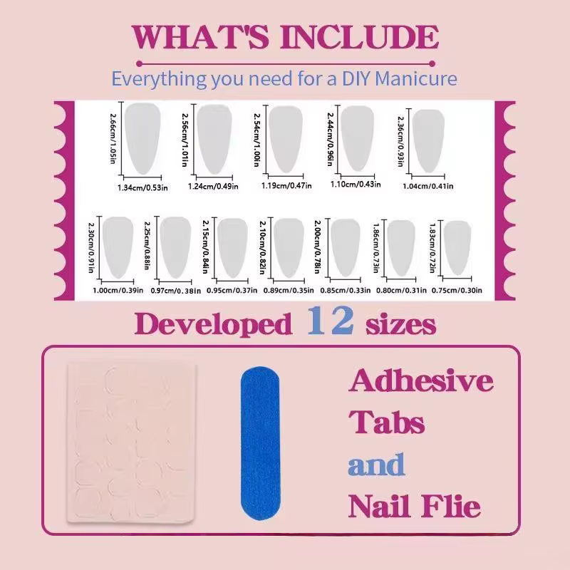 24 faux ongles brillants blancs à pois, base transparente en gel, minimalistes, à presser, faits à la main, simples et élégants