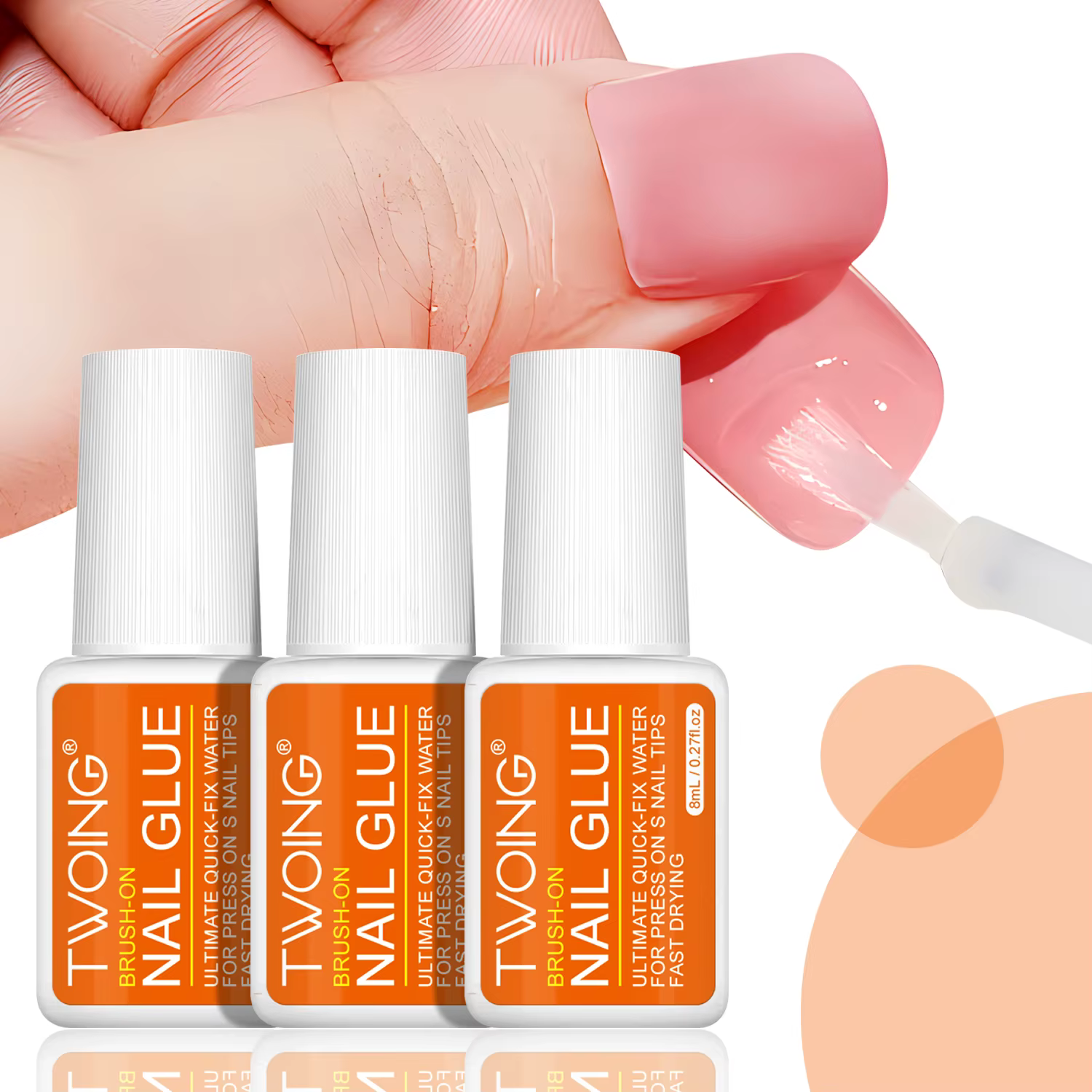 Twoing – adhésif liquide imperméable pour ongles