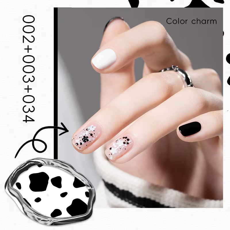 KUDAN 10ml Vernis à Ongles Gel Coloré Soak Off à Base d'Eau DIY Effet Mat Pailleté pour Votre Style Fournitures d'Art Ongulaire