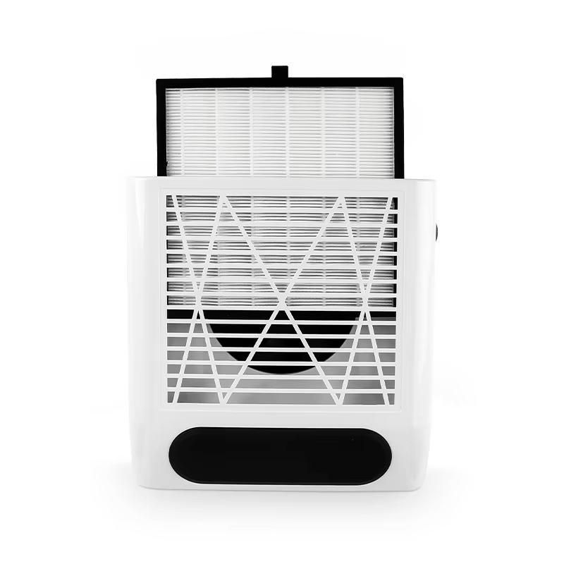 Collecteur de poussière pour ongles avec filtre détachable, aspirateur puissant pour équipement de salon de manucure acrylique