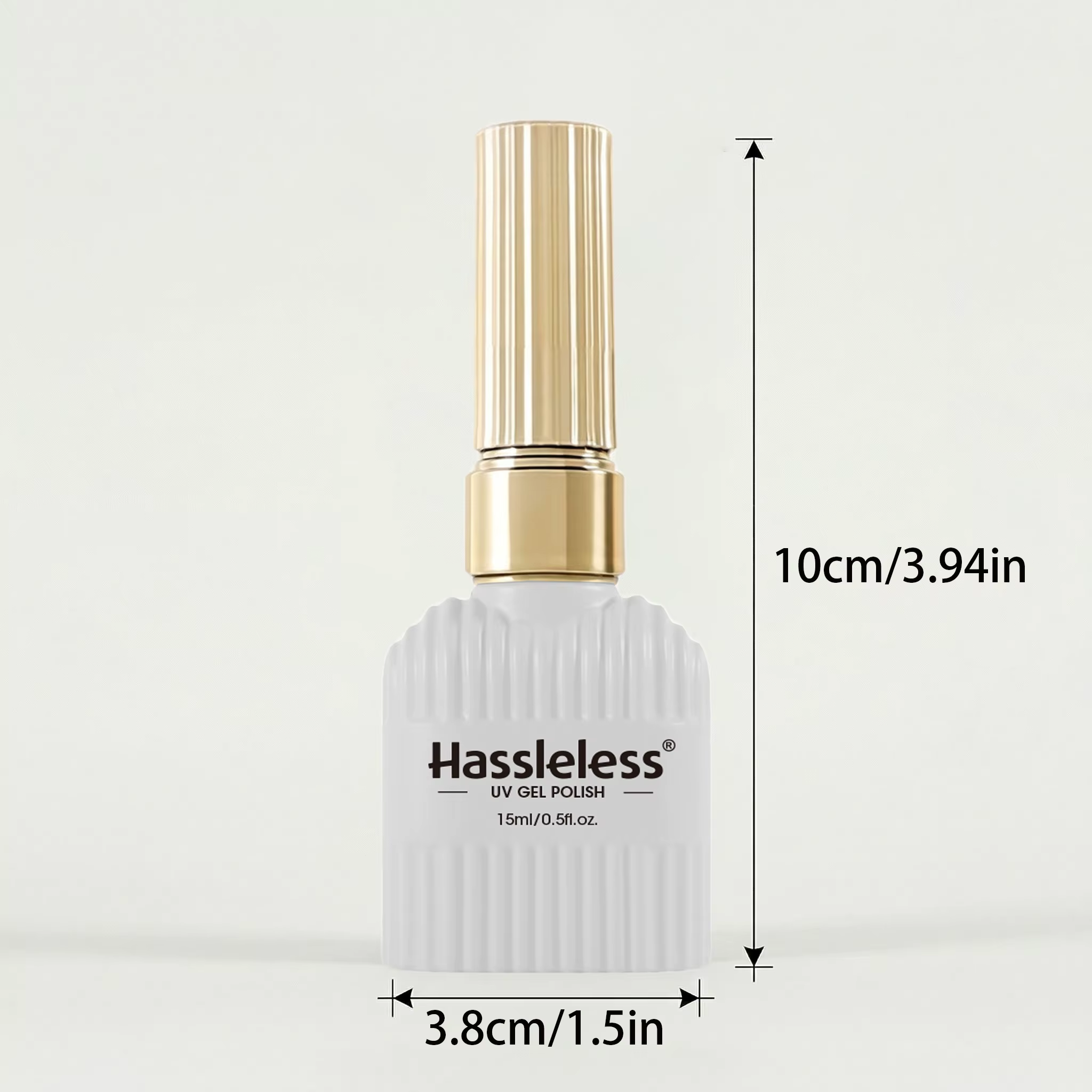 Vernis à ongles gel blanc laiteux Hassleless Sheer 15ml