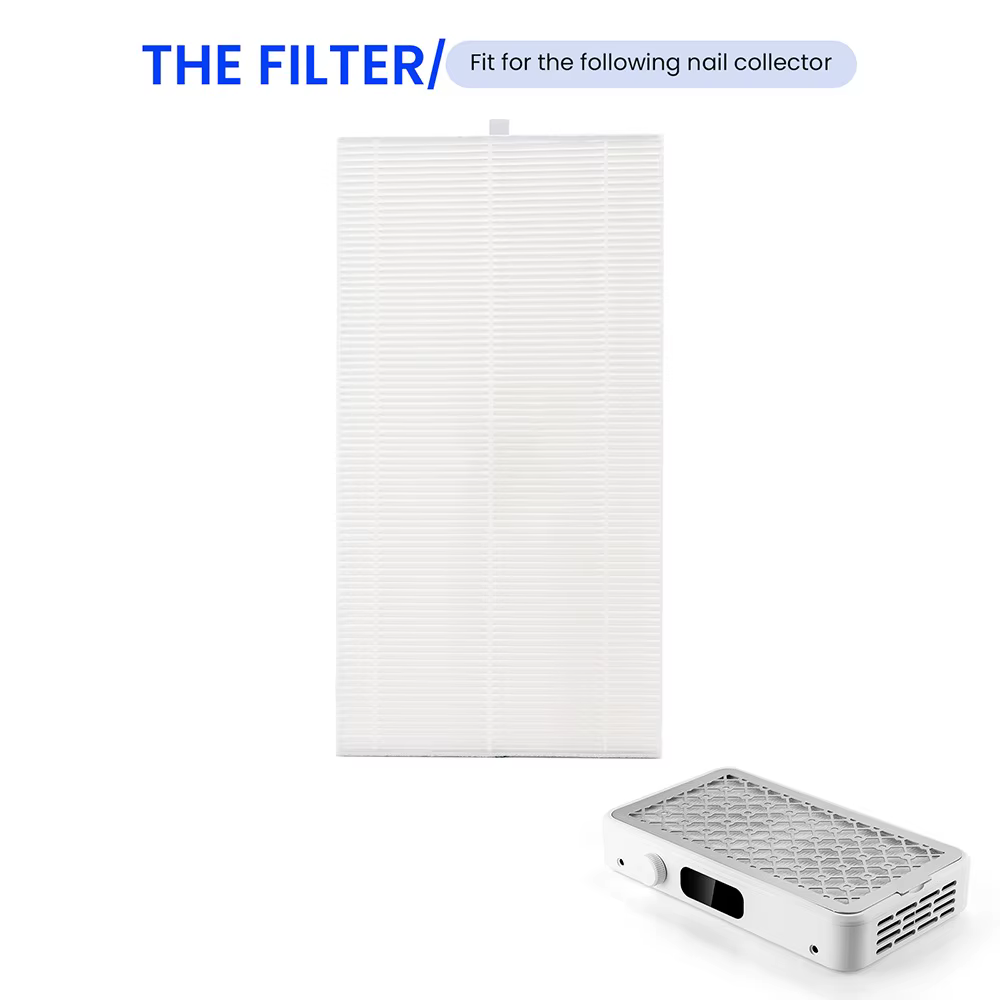 Filtre anti-poussière pour aspirateur à ongles, en tissu non tissé de coton, accessoire de remplacement pour l'aspiration des résidus d'ongles