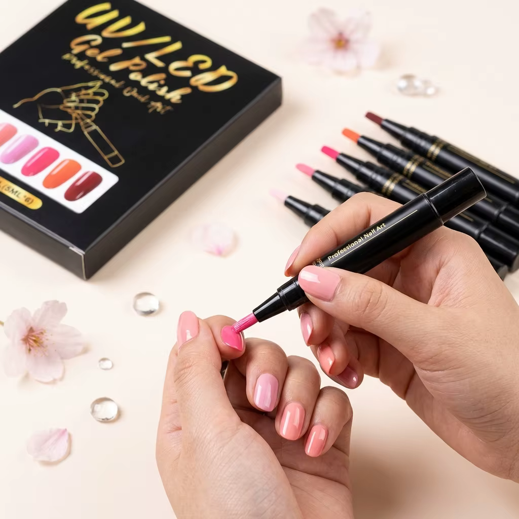 Kit de stylos à ongles DIY 6 couleurs