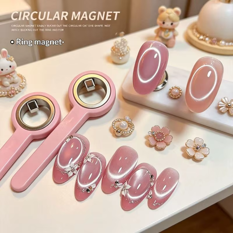 Bâtonnet magnétique pour nail art œil de chat français avec poignée