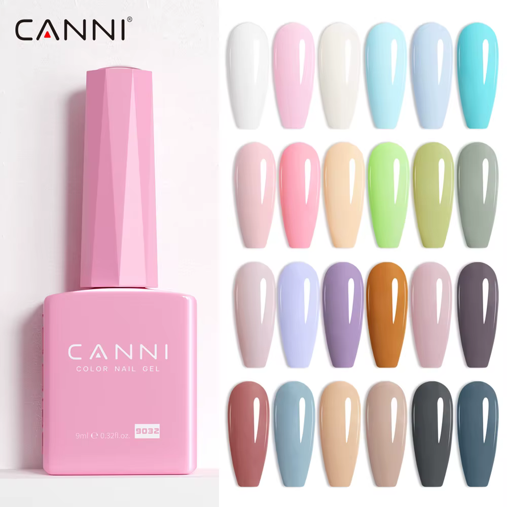 CANNI 9ml vernis à ongles Gel 144 couleurs HEMA/TPO gratuit magnifique couleur couverture complète tremper UV LED