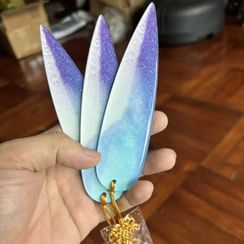 Hunters de démons Kpop Zoey, armes de fléchettes de Cosplay, accessoires de jeu de rôle pour groupe de filles, idole, accessoire de Costume de carnaval d'halloween