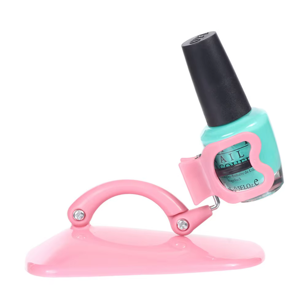 Support de vernis à ongles réglable anti-déversement pour manucure et pédicure