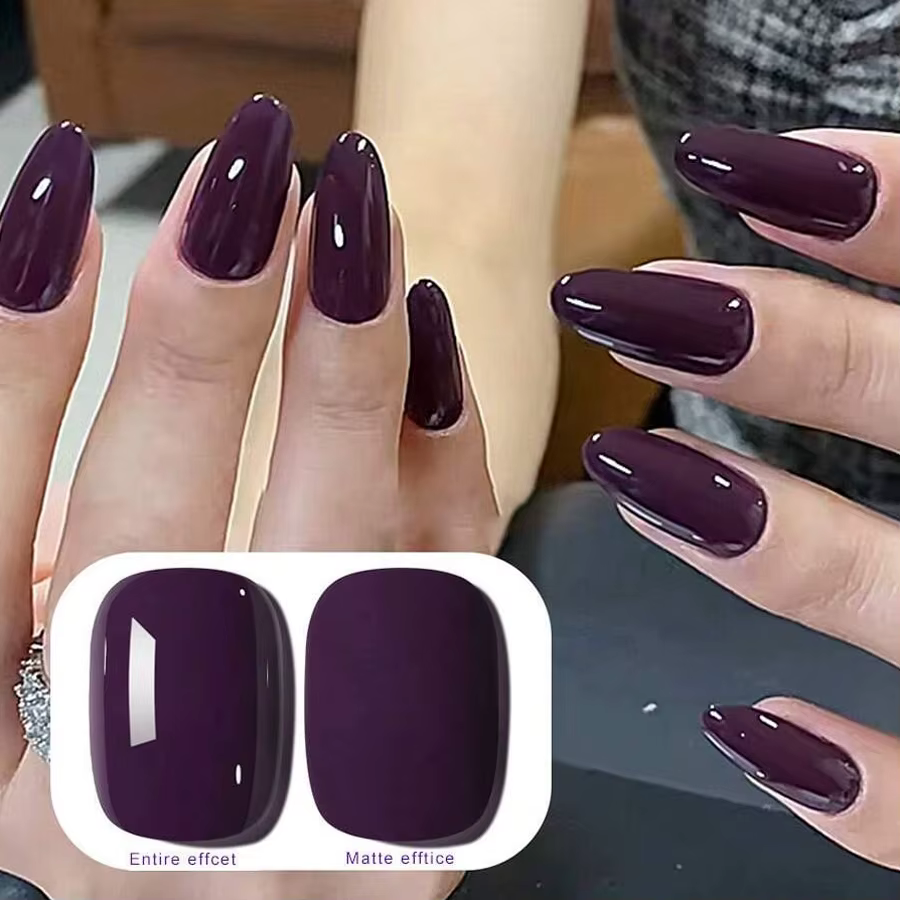 Colle pour vernis à ongles violette