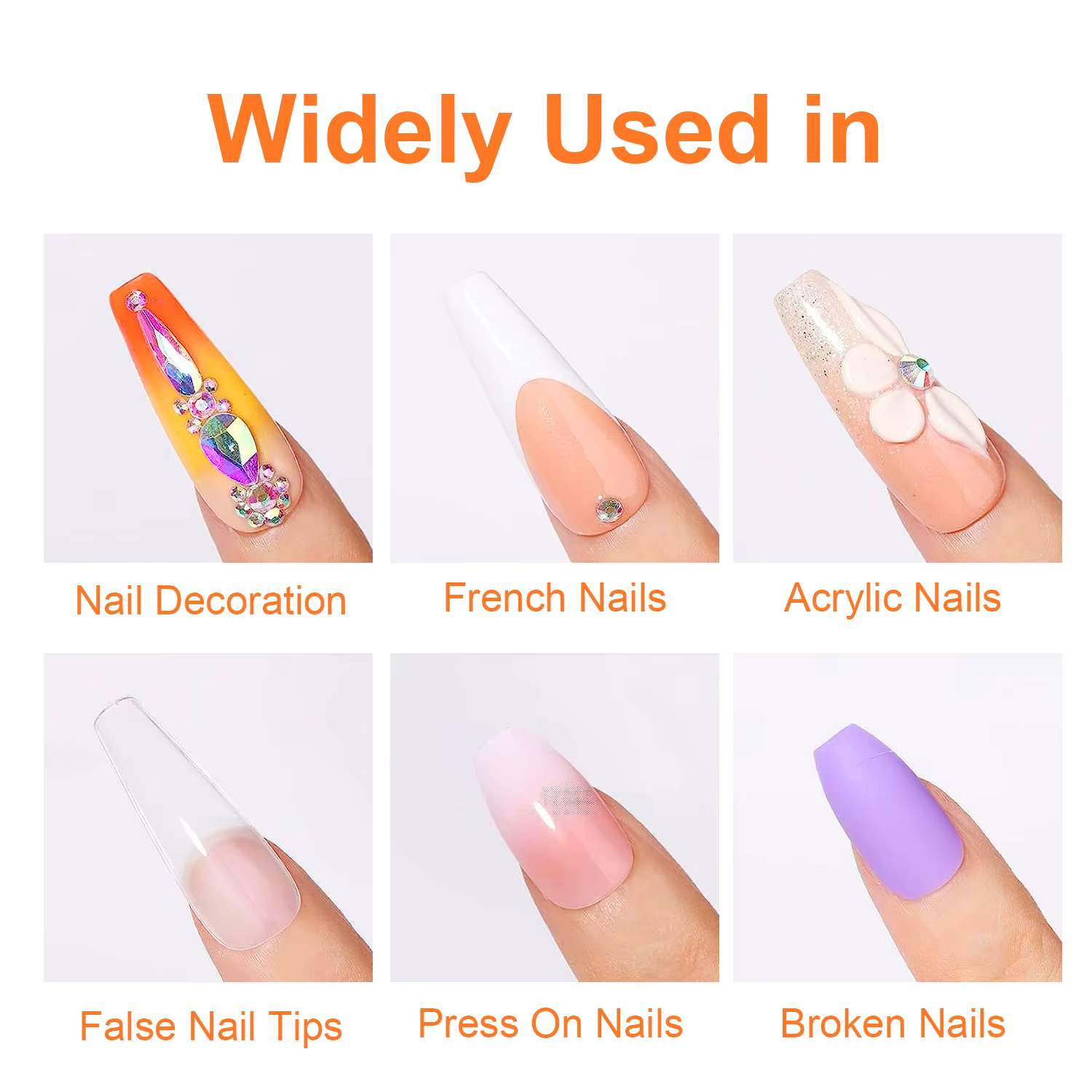 Colle à Ongles Super Bain pour Faux Ongles
