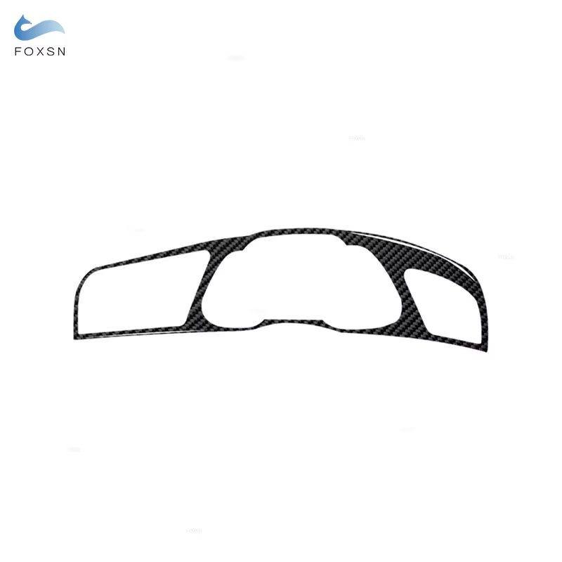 Accessoires de voiture en Fiber de carbone pour Audi A4 B8 2009-2016 A5 2008-2017 Q5 2009-2017, revêtement d'habillage de cadre de tableau de bord automobile