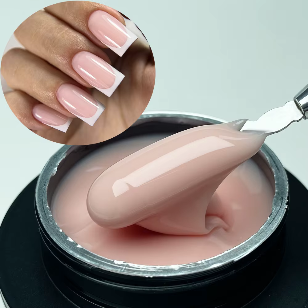 Jillnails 50g nu rose constructeur ongles Gel français