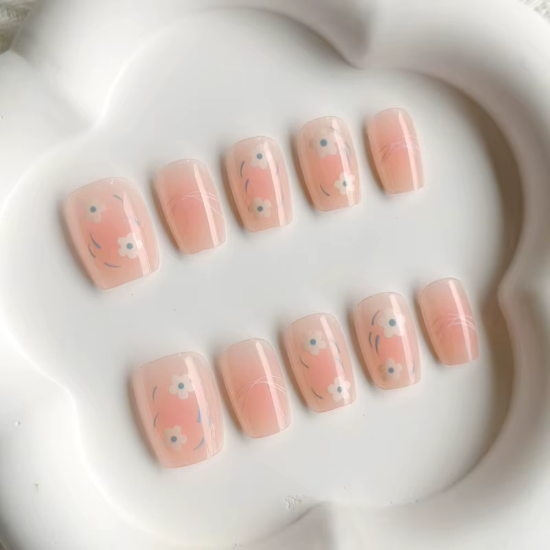 10 pièces de faux ongles à presser pour femmes