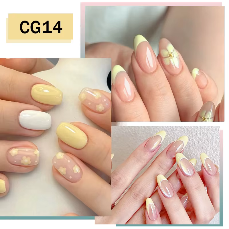 BORN PRETTY 10ml Gel Polish Crème Jaune Longue Durée Style Français