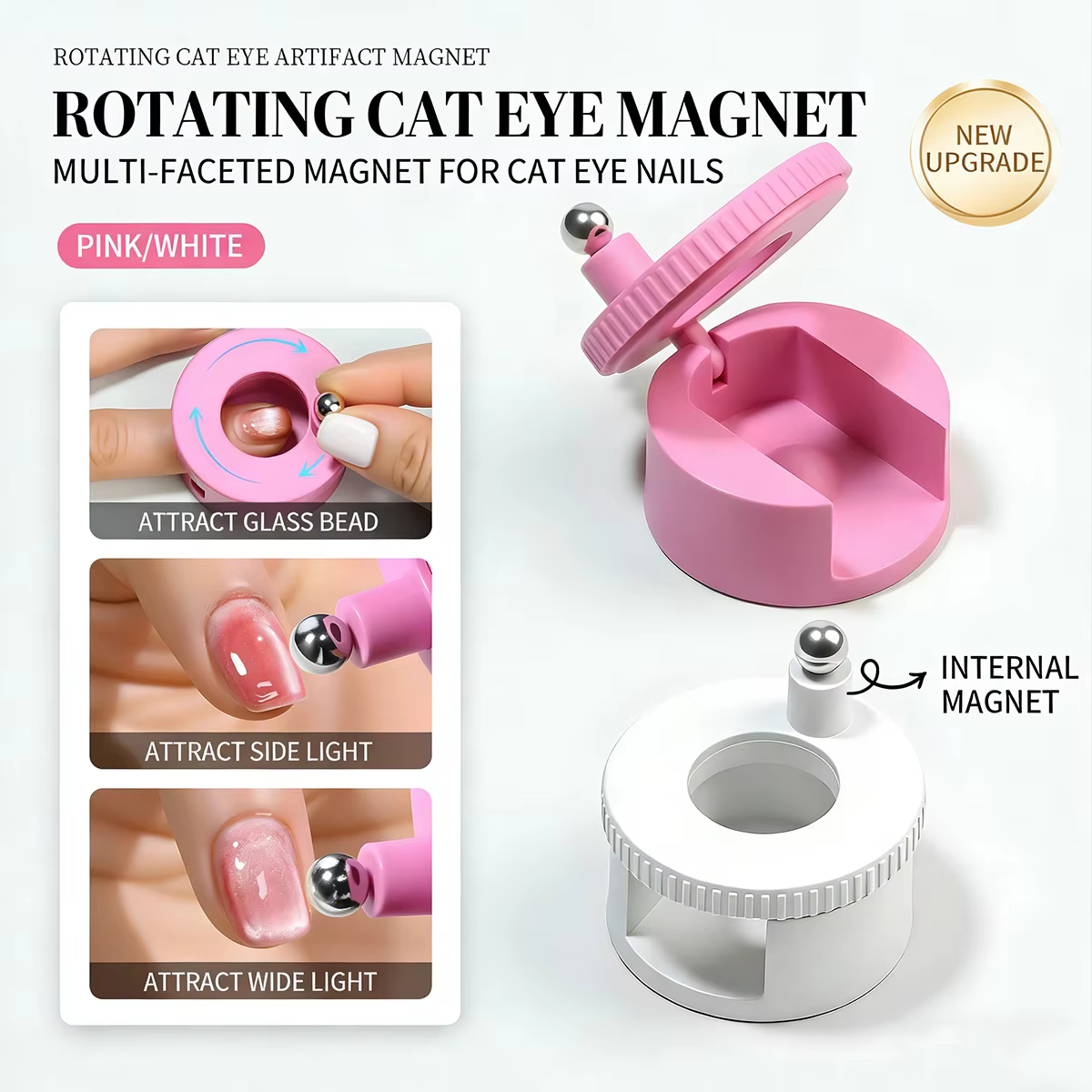 Aimants pour ongles, outil rotatif pour la manucure