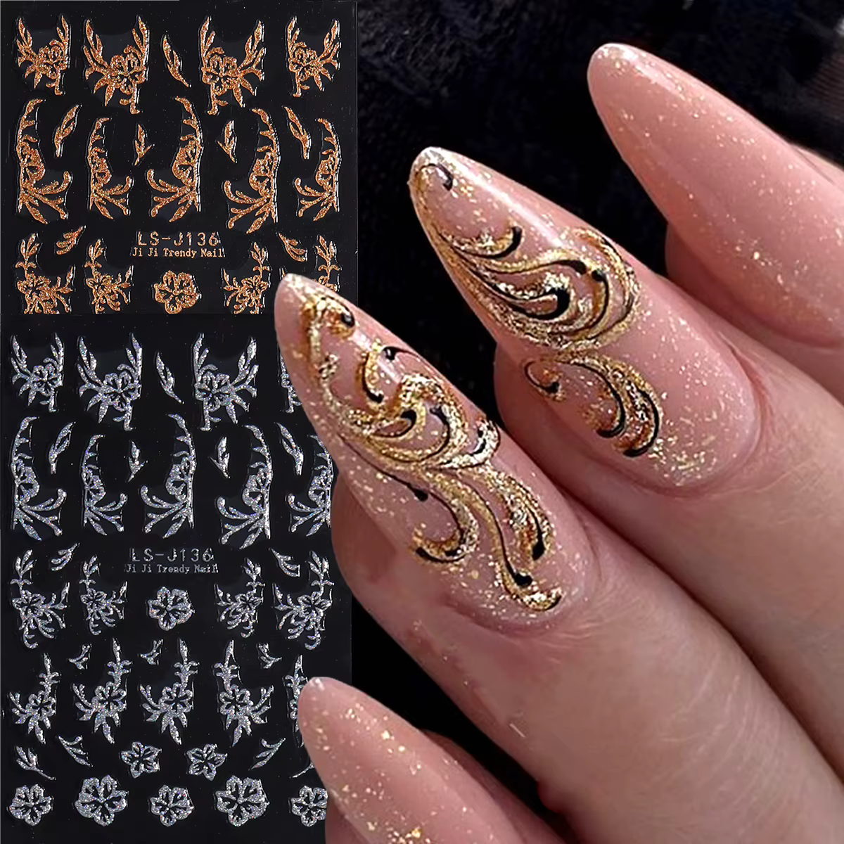 Autocollant pour ongles 3D