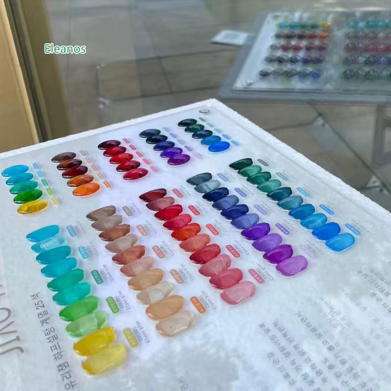 Eleanos 25 pièces translucide glaçure Gel vernis à ongles ensemble