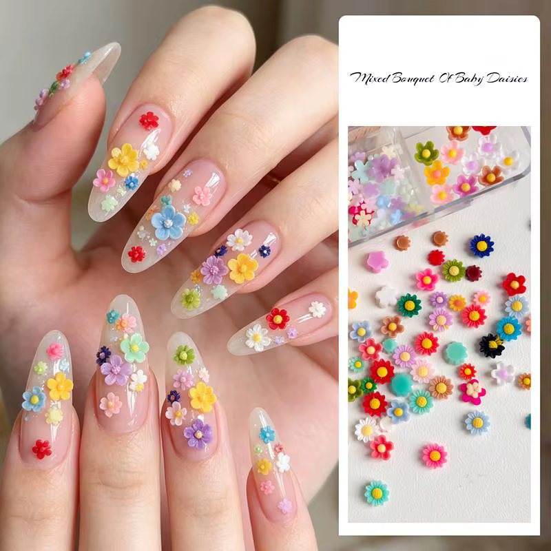 Breloques pour ongles, ambiance estivale