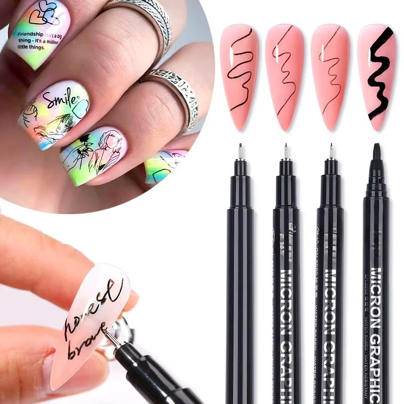Pinceau pour Nail Art, avec lignes de dessin Ultra-fines