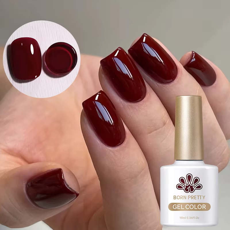 BORN PRETTY 10ml Vernis à ongles gel rouge Ancora