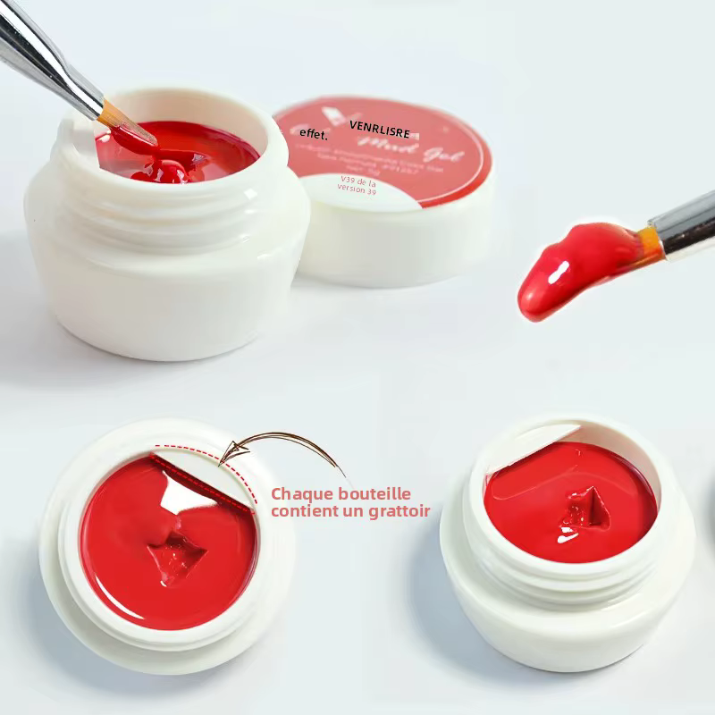 VENALISA Gel de boue de couleur-couleur Pure bricolage Nail Art Design vernis Gel UV pour manucure