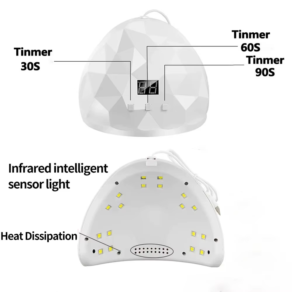 Lampe UV LULAA pour séchage des ongles
