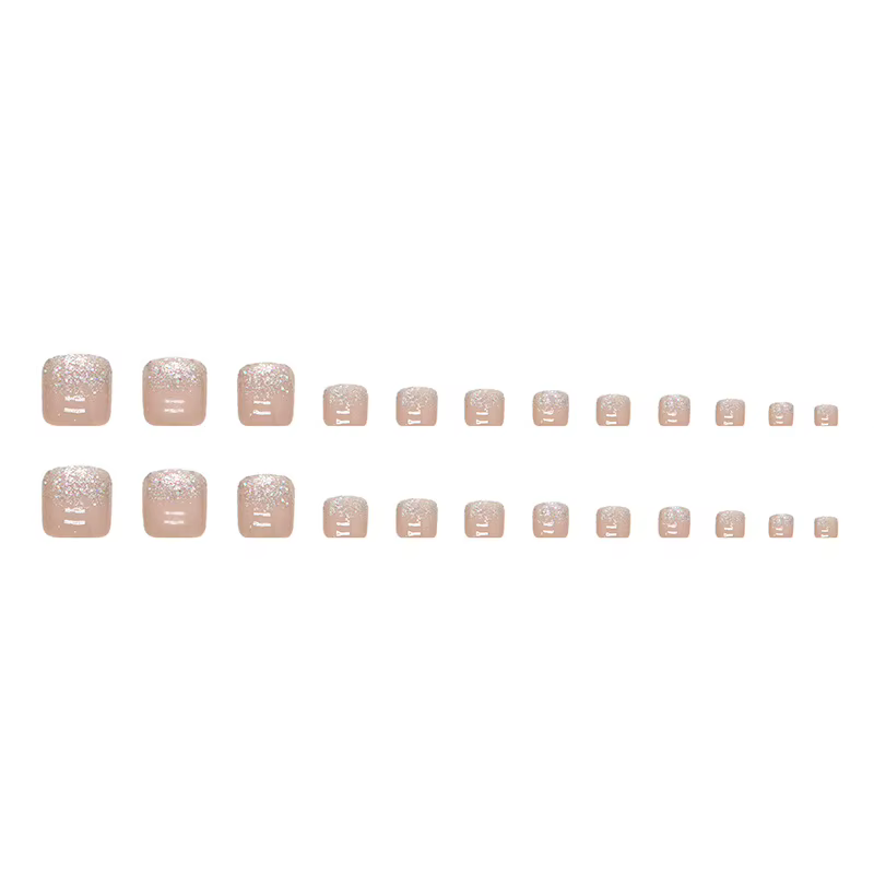 Autocollants pour ongles d'orteils
