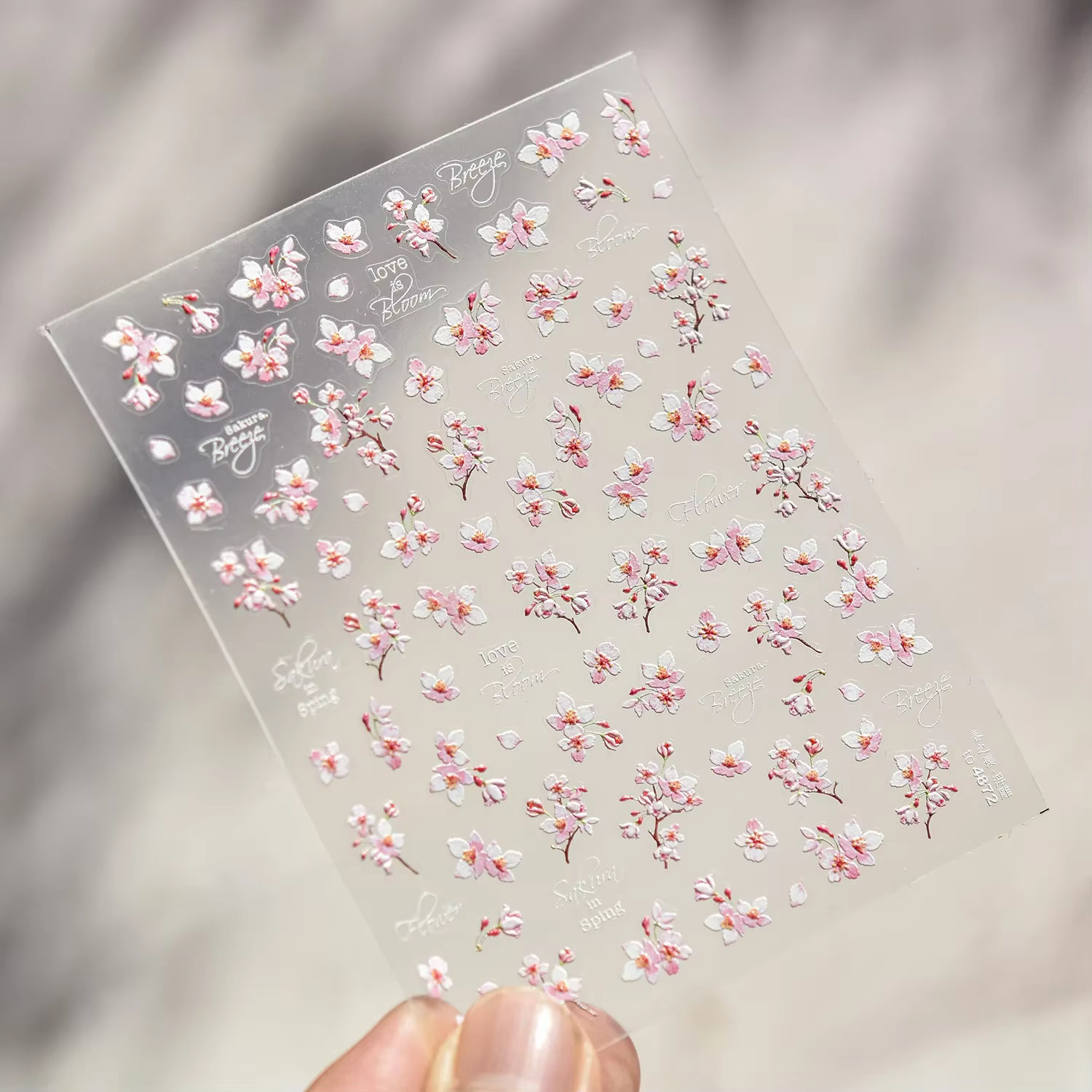 Autocollants 5D en relief pour ongles