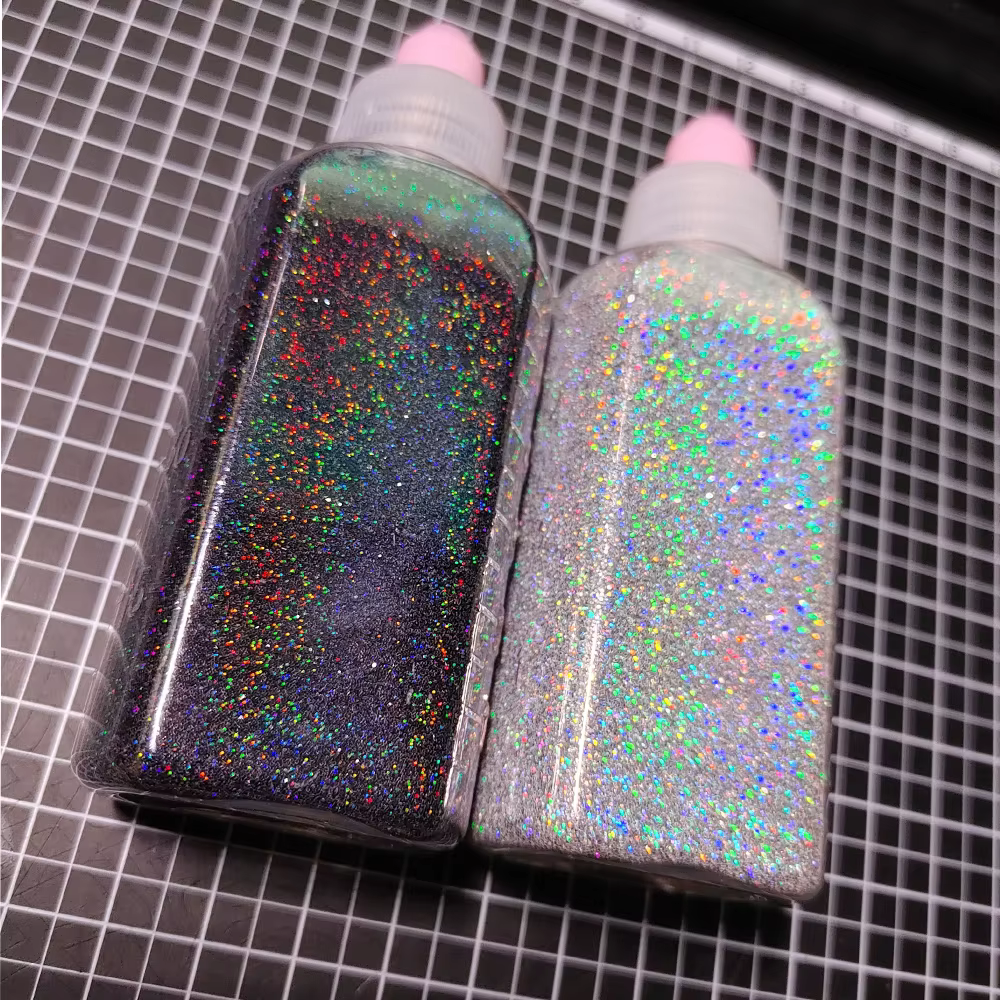 Poudre holographique pour ongles