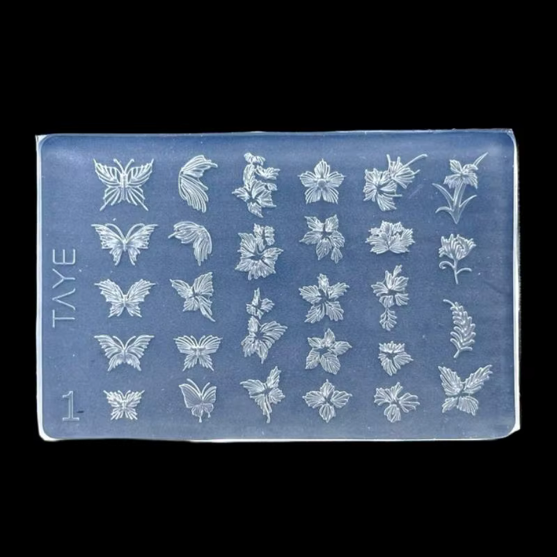 Moule papillon 3D pour Nail Art