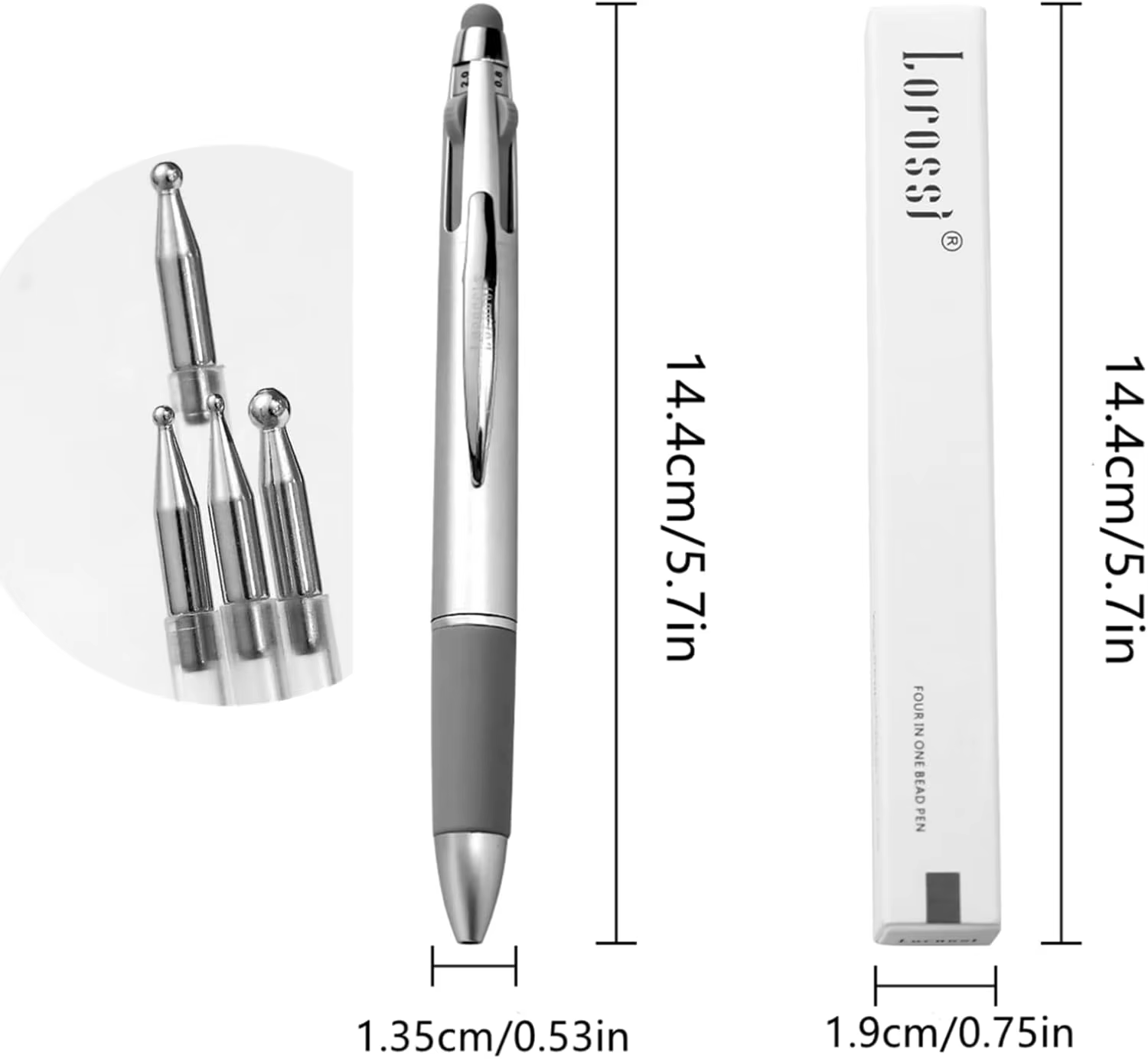 YIKOOLIN Stylo à points 5-en-1 pour nail art